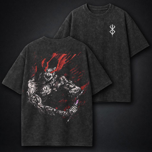 Berserk Edgy Washed T-Shirt