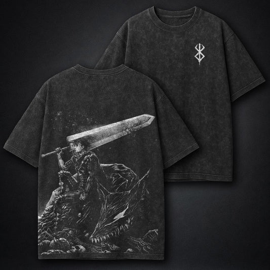 Berserk Structured Washed T-Shirt