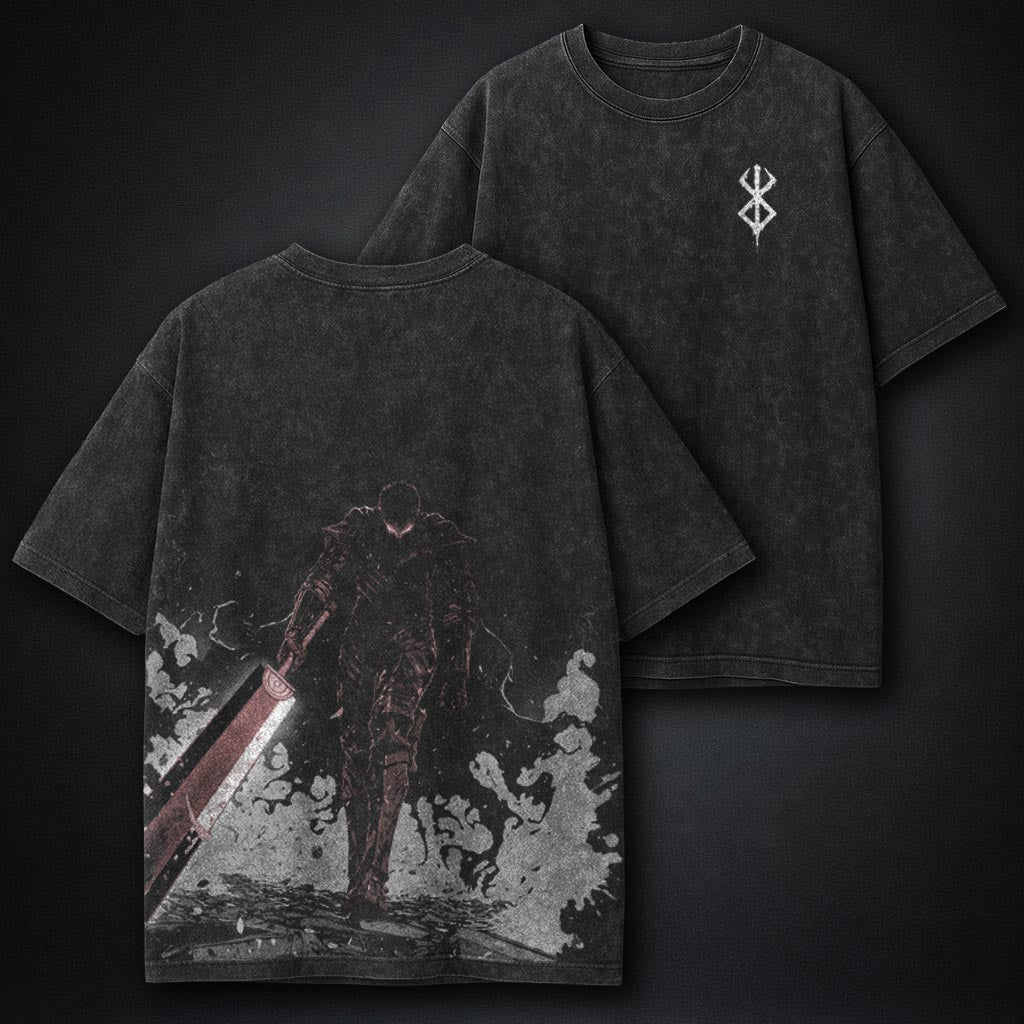 Berserk High Quality Washed T-Shirt