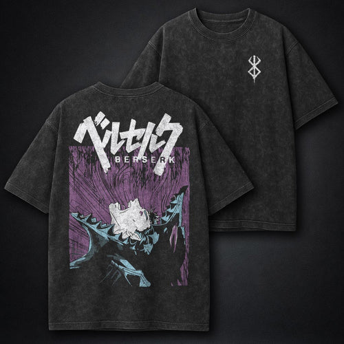 Berserk Distressed Washed T-Shirt