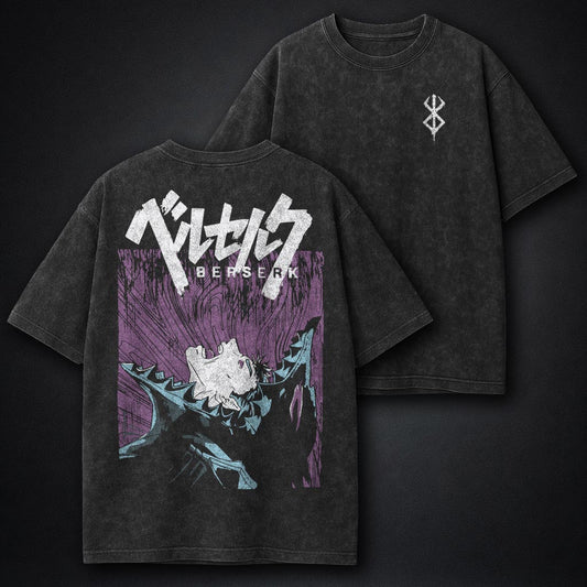 Berserk Distressed Washed T-Shirt