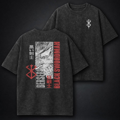 Berserk Streetwear Washed T-Shirt