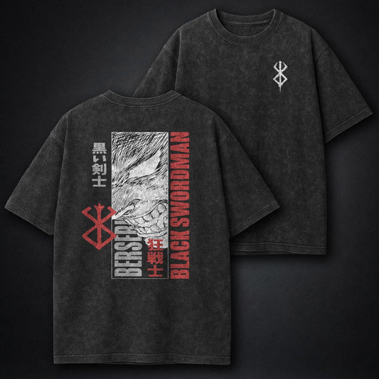 Berserk Streetwear Washed T-Shirt