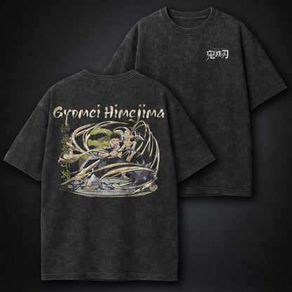 Demon Slayer Hashira Gyomei Washed T-Shirt