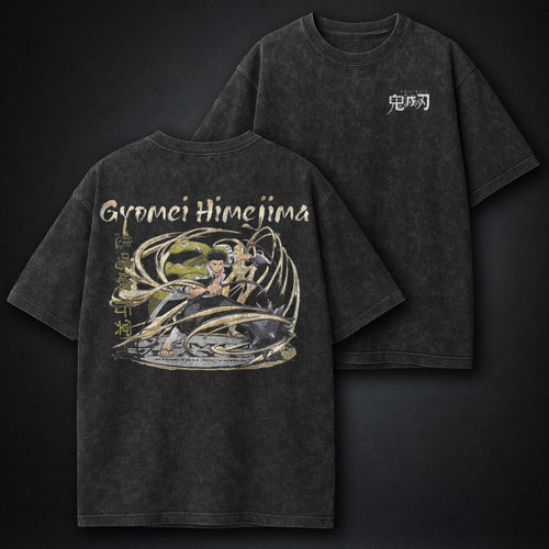 Demon Slayer Hashira Gyomei Washed T-Shirt