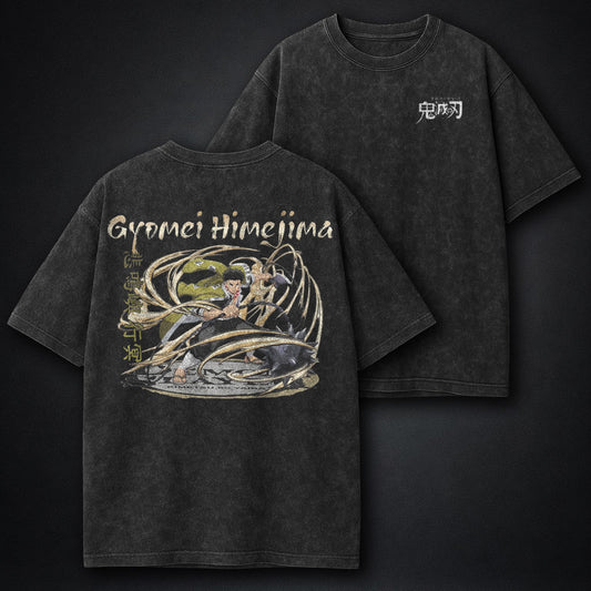 Demon Slayer Hashira Gyomei Washed T-Shirt