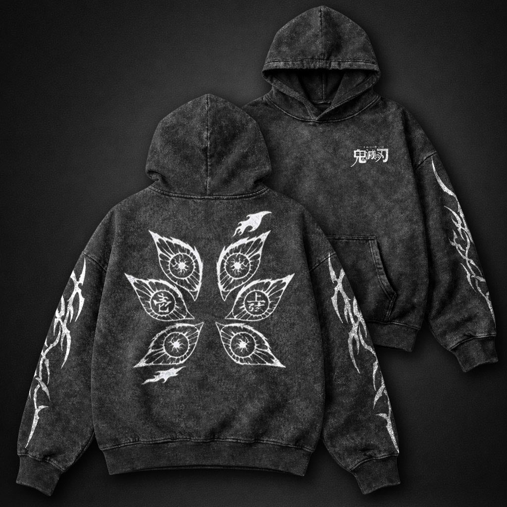 Demon Slayer Sleek Washed Hoodie