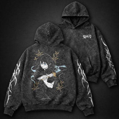 Demon Slayer Iconic Washed Hoodie