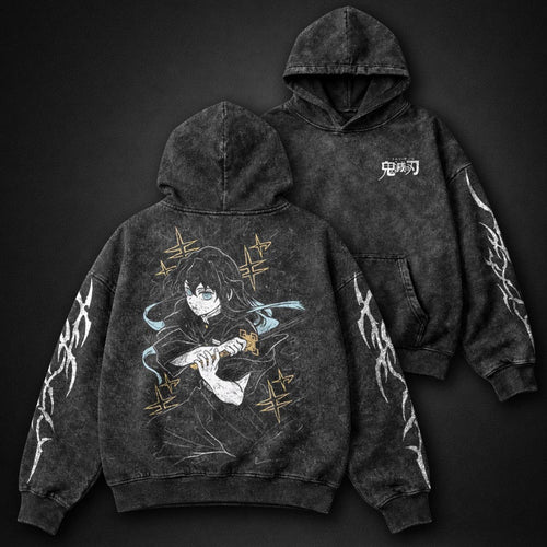 Demon Slayer Iconic Washed Hoodie