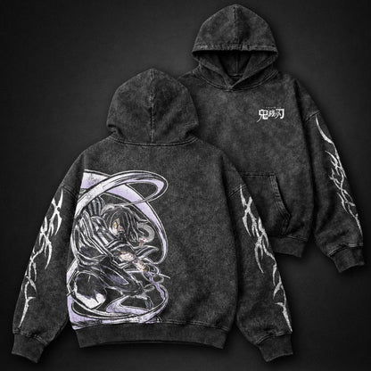 Demon Slayer Vintage Washed Hoodie