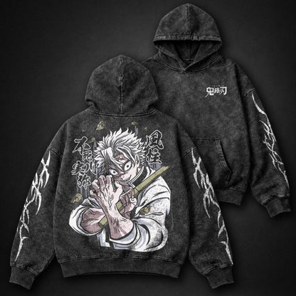 Demon Slayer Relaxed Washed Hoodie