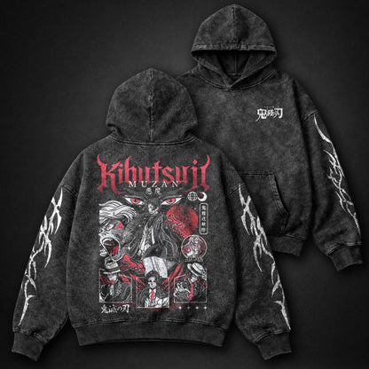 Demon Slayer Boxy Washed Hoodie