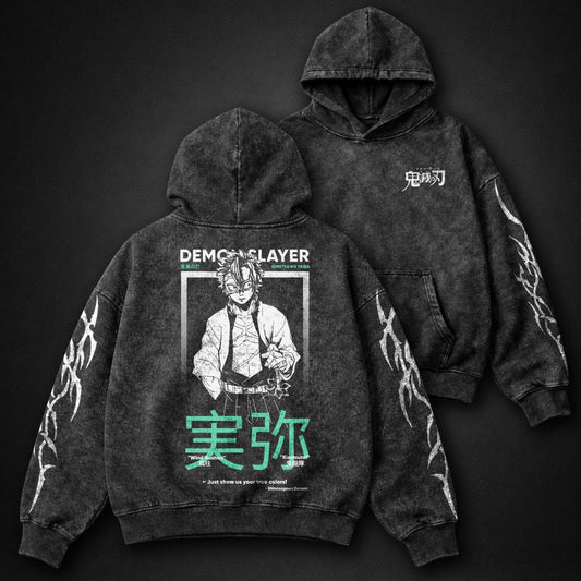 Demon Slayer Heavyweight Washed Hoodie