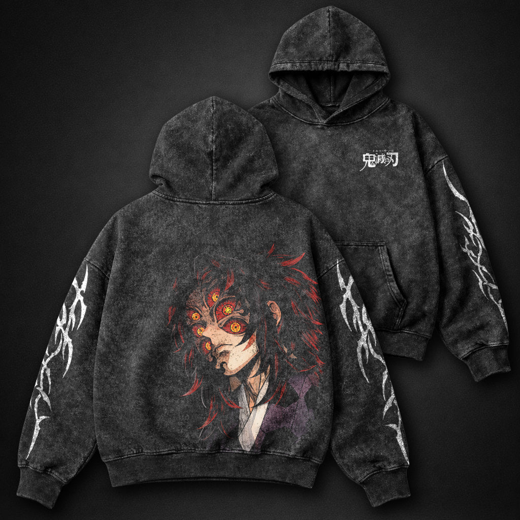 Demon Slayer Loose-fit Washed Hoodie