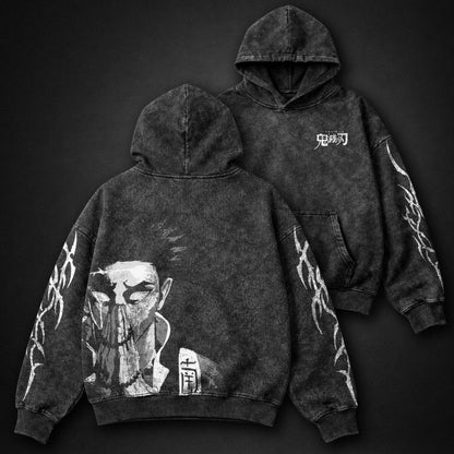Demon Slayer Lightweight Washed Hoodie
