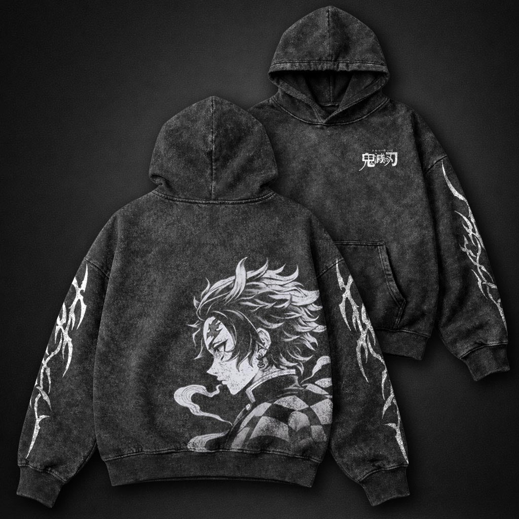 Demon Slayer Modern Washed Hoodie
