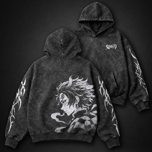 Demon Slayer Modern Washed Hoodie