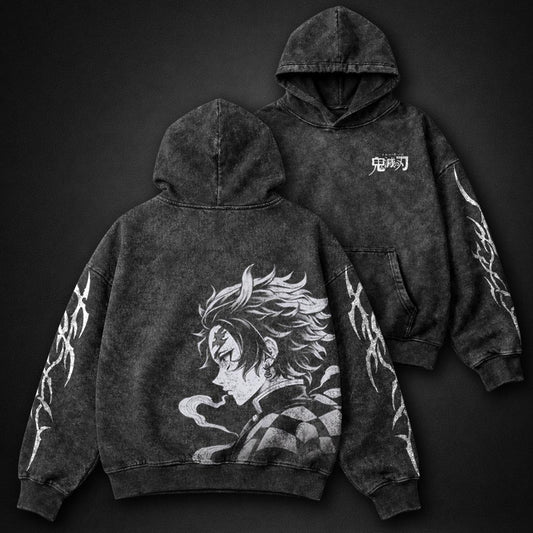 Demon Slayer Modern Washed Hoodie