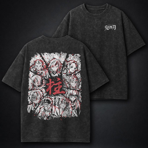 Demon Slayer Durable Washed T-Shirt