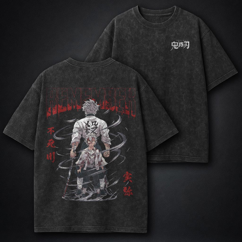 Demon Slayer Breathable Washed T-Shirt