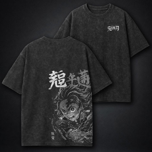 Demon Slayer Heavyweight Washed T-Shirt