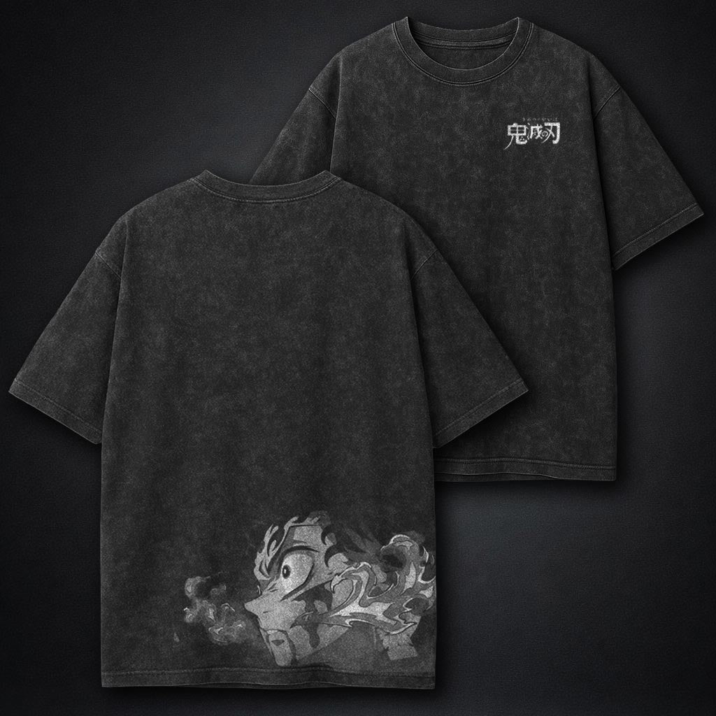 Demon Slayer Faded Washed T-Shirt