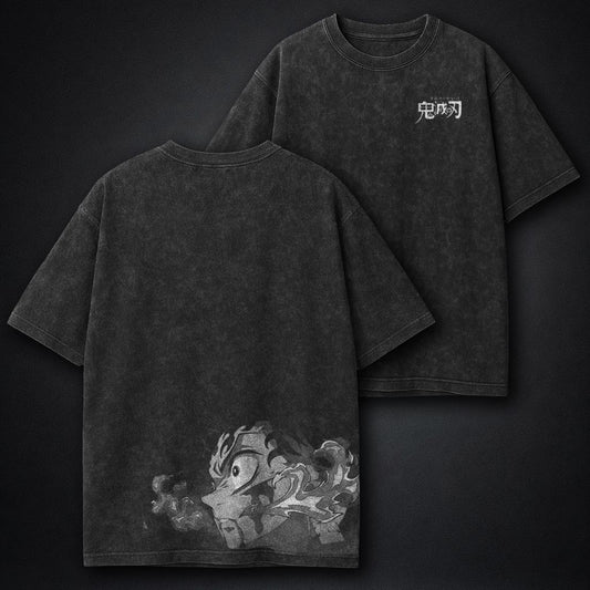 Demon Slayer Faded Washed T-Shirt