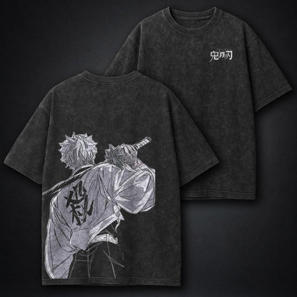 Demon Slayer Minimal Washed T-Shirt