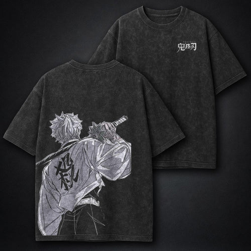 Demon Slayer Minimal Washed T-Shirt