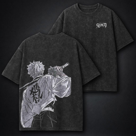 Demon Slayer Minimal Washed T-Shirt