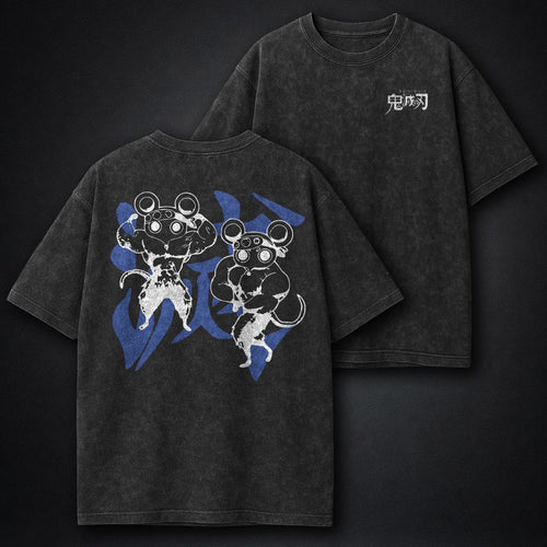 Demon Slayer Cropped Washed T-Shirt