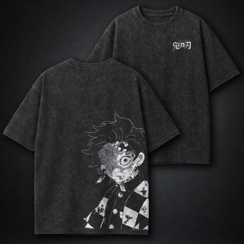 Demon Slayer Oversized Washed T-Shirt