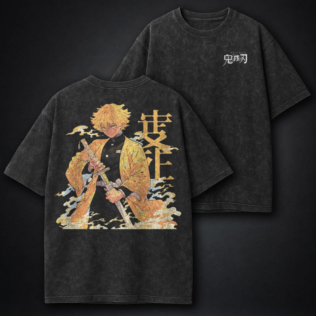 Demon Slayer Structured Washed T-Shirt