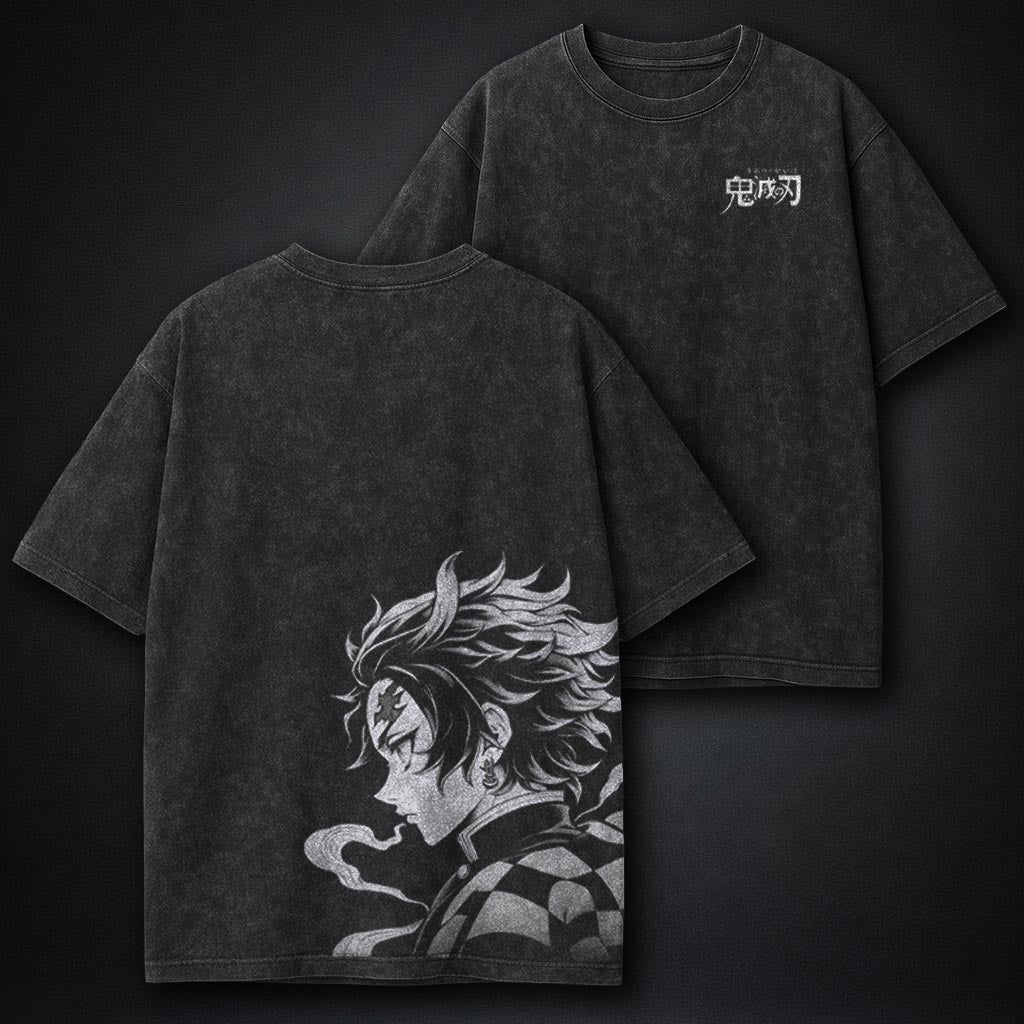 Demon Slayer High Quality Washed T-Shirt