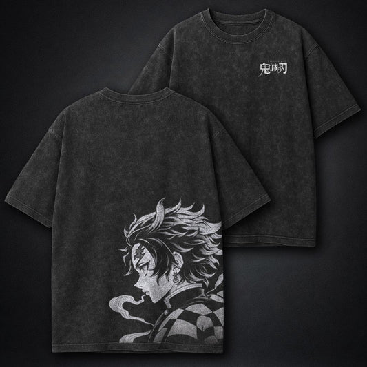 Demon Slayer High Quality Washed T-Shirt