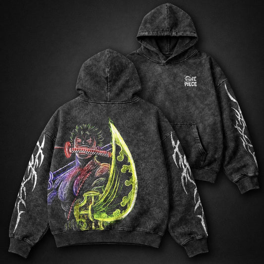 One Piece Casual Washed Hoodie