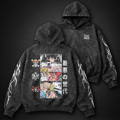 One Piece Durable Washed Hoodie