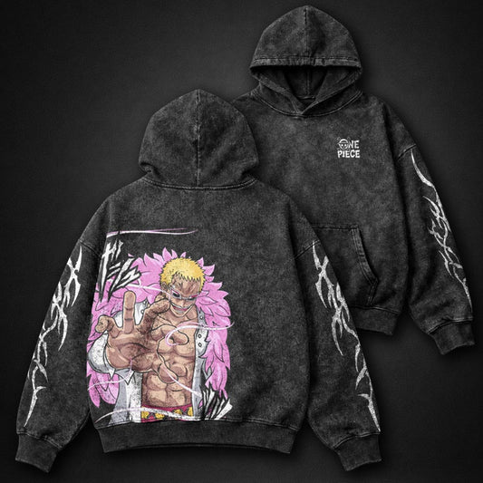 One Piece Structured Washed Hoodie