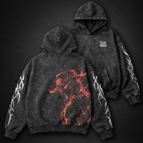 One Piece Classic Washed Hoodie