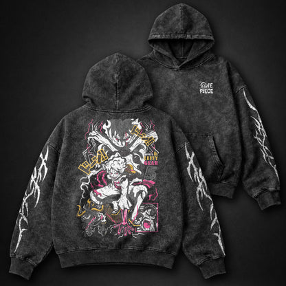 One Piece Statement Washed Hoodie