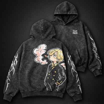 One Piece Core Washed Hoodie