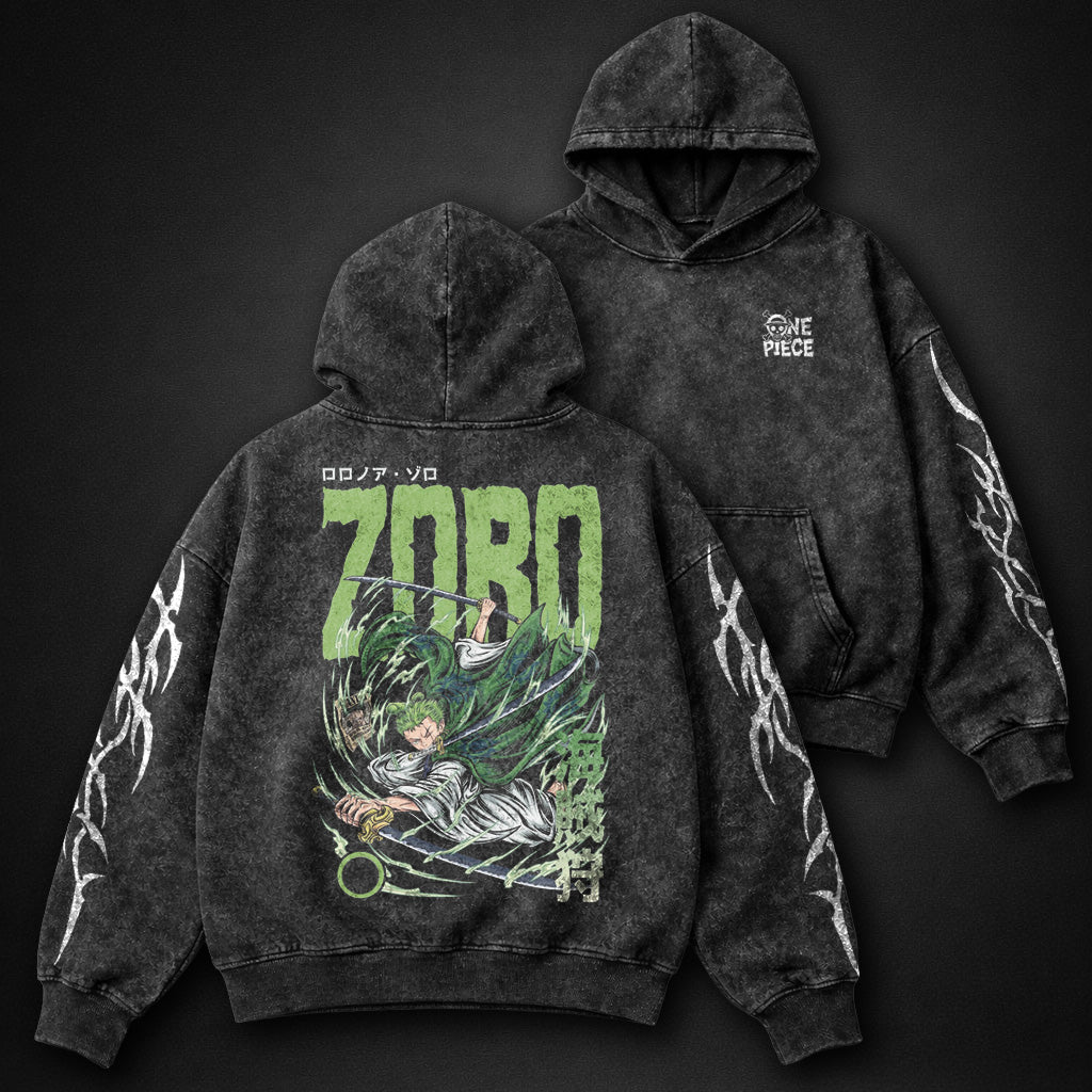 One Piece Essential Washed Hoodie