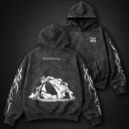 One Piece Relaxed Washed Hoodie