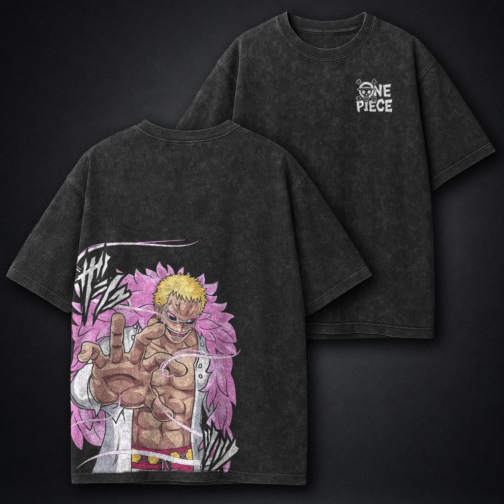 One Piece High Quality Washed T-Shirt