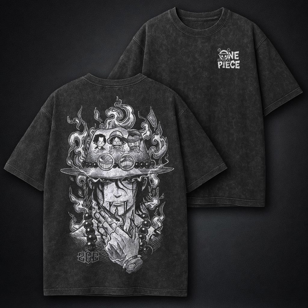 One Piece Casual Washed T-Shirt