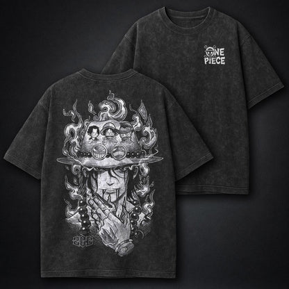 One Piece Casual Washed T-Shirt
