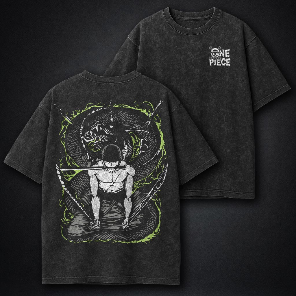 One Piece Boxy Washed T-Shirt