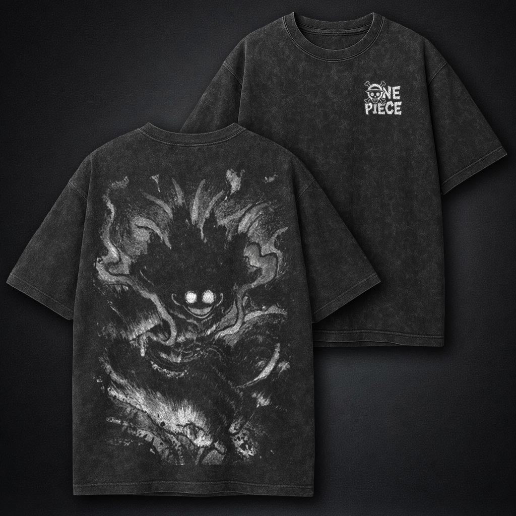 One Piece Distressed Washed T-Shirt