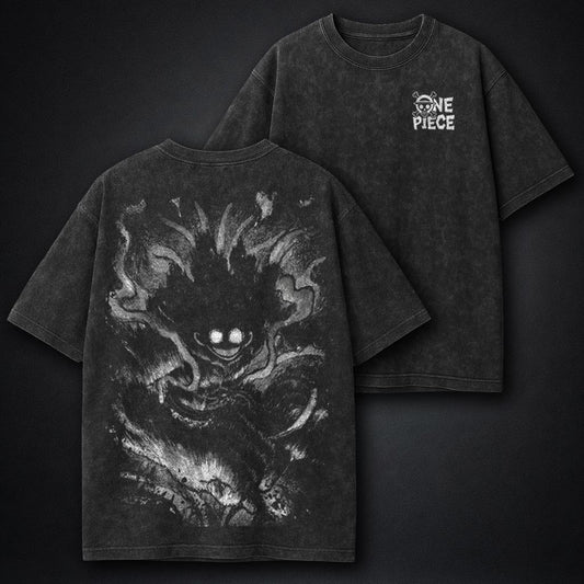 One Piece Distressed Washed T-Shirt