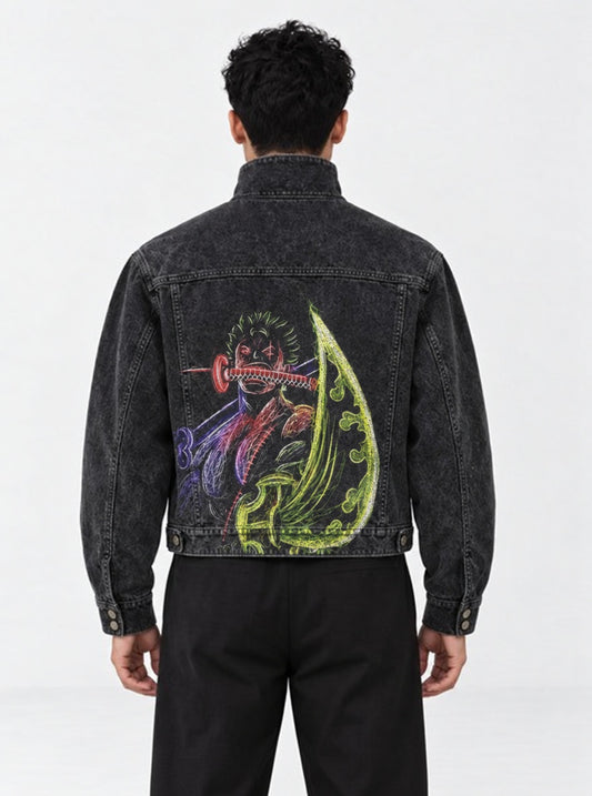 One Piece Oversized Rogue Jacket on model, back view